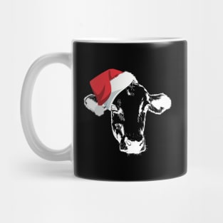 Cow Reindeer Hat Santa Funny Cow Christmas Mug